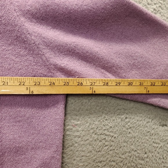 Vintage Pendleton Cardigan Women Plus 1X Purple Virgin Wool One Button Front EUC - Picture 7 of 8